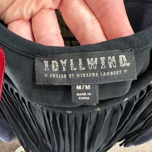 Elegant Black Fringe Midi Dress - Picture 2 of 6